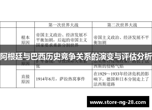 阿根廷与巴西历史竞争关系的演变与评估分析
